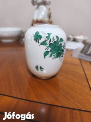 Augarten Wien "Bécsi rózsa" kézzel festett porcelán váza