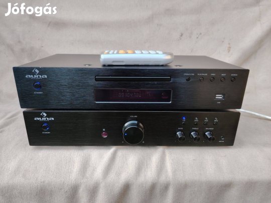 Auna Erősítő, CD- tuner combó távirányítóval eladó