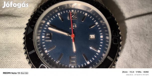 Auriol V2 44 mm-es ,újszerű ,búvár stílusú lünetta .Utánvét 