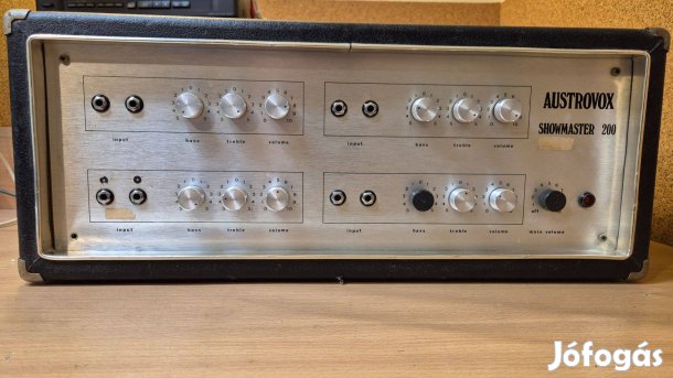 Austrovox Showmaster 200 (200 wattos) 4 x EL34 Csöves zenekari erősítő