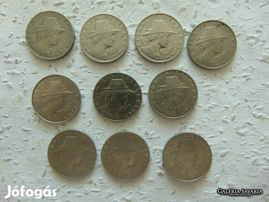 Ausztria 1000 kronen 1924 10 darab LOT ! Kép szerint