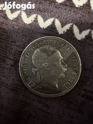 Ausztria Ferenc József .900 ezüst 1 Florin 1883