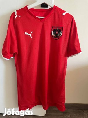 Ausztria Osztrák válogatott Puma Slim Fit Férfi Mez M EB Euro 2008