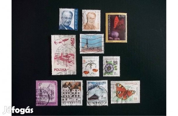 Ausztria, Belgium, Cseh, Lengyel, Luxemburg bélyeg
