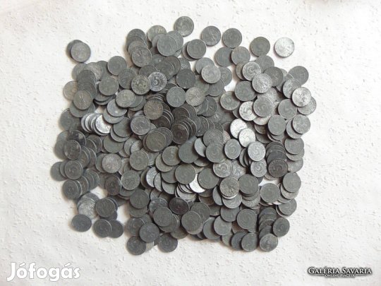 Ausztria zink 5 groschen 1960 - 70 es évek 1 kilogramm ! 03 Kép