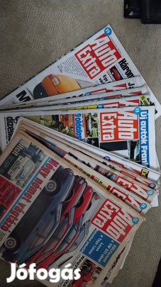 Autó Extra folyóirat első évfolyamából pár szám