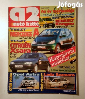 Autó Kettő 1998/1 Január (melléklettel) 10kép+tartalom