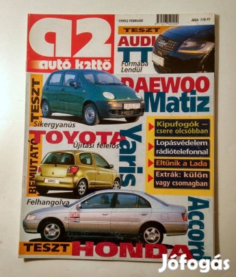 Autó Kettő 1999/2 Február (10kép+tartalom)