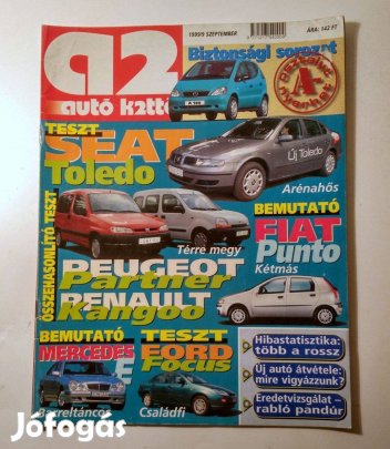 Autó Kettő 1999/9 Szeptember (Fiat story) 10kép+tartalom