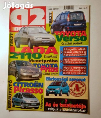 Autó Kettő 2000/2 Február (Lada 2110, Fiat Ecobasic) 10kép+tartalom