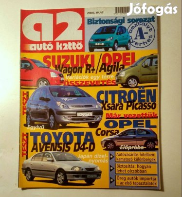 Autó Kettő 2000/5 Május (Opel Astra Coupe) 10kép+tartalom