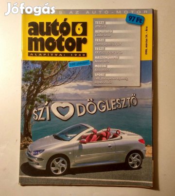 Autó-Motor 1998/6 (BMW 1800 1966) 10kép+tartalom
