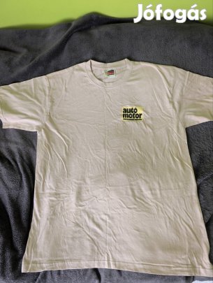 Autó Motor póló L-es