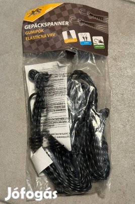 Auto XS gumipók kerékpár motor autó csomagrögzítő háló fém kampókkal -