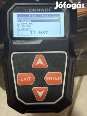 Autó akkumulátor teszter ( KW208 ) 12 V