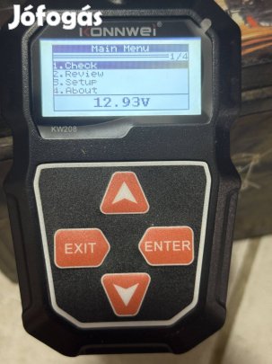Autó akkumulátor teszter ( KW208 ) Akkumulátor teszter, 12 V