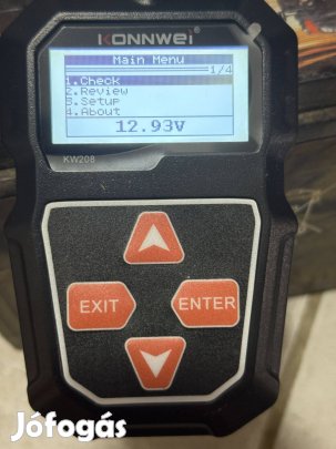 Autó akkumulátor teszter ( KW208 ) Akkumulátor teszter, 12 V