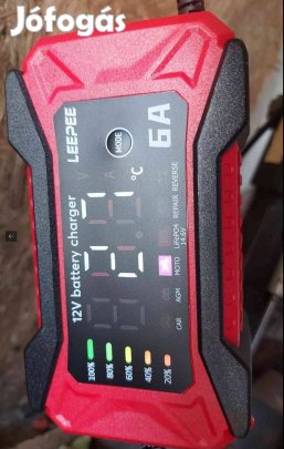 Autó akkumulátor töltő 6/12v