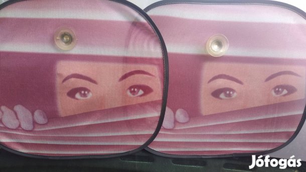 Autó árnyékolók fényvédők Oldal és hátsó ablakra Mintás és fekete