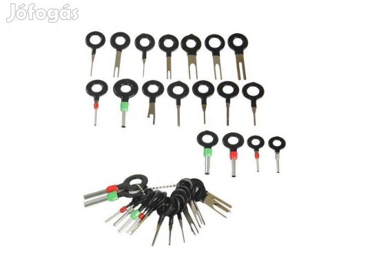 Autó csatlakozó szerelő készlet 18db-os (pin kiszedő) M57467