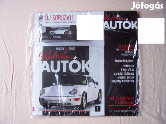 Autó modell (fém) Porsche 964 (Kultikus autók) (bontatlan)