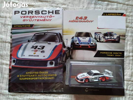 Autó modell (fém) Porsche Moby Dick (Centauria) (bontatlan)