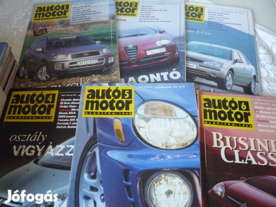 Autó-motor újság 2001 teljes évfolyam
