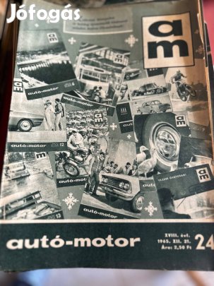 Auto motor újságok 1963-1973