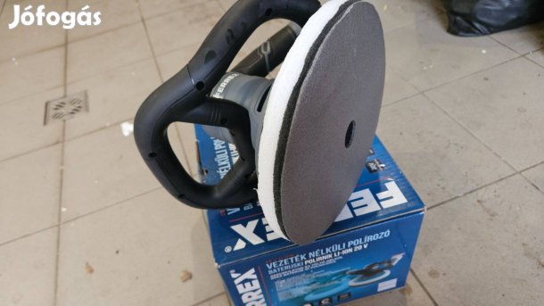 Autó polírozó, ferrex, akkumulátoros. 2 hónapos