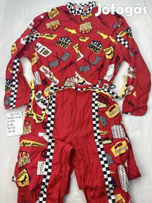 Autó versenyző jelmez, autós jelmez, felnőtt jelmez DK519