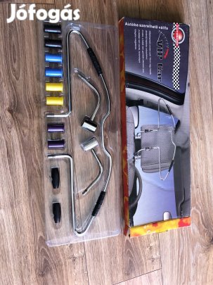 Autóba szerelhető vállfa új, komplett, dobozában