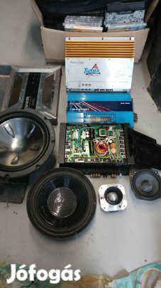Autóhifi erősítők hangszórók