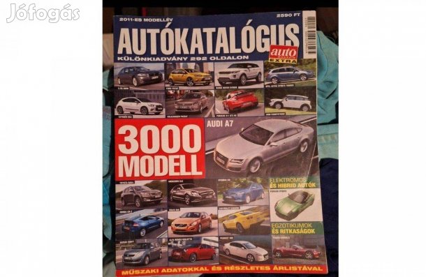 Autókatalógus (2011-es modellév - Különkiadvány 292 oldalon)