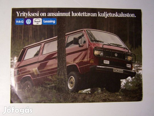 Autókatalógus: Volkswagen Golf Transporter 1988