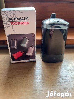 Automata fogpiszkáló adagoló, fogpiszkálótartó, fogvájó tartó Új