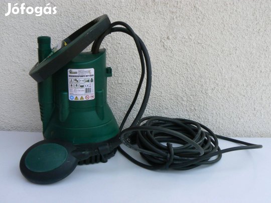 Automata úszókapcsolóval merülő tiszta víz szivattyú 4500L/h vízhozam