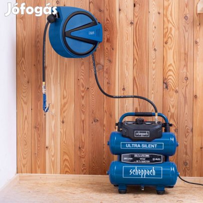 Automatikus sűrített levegős tömlődob AHR15 Scheppach - 15 m