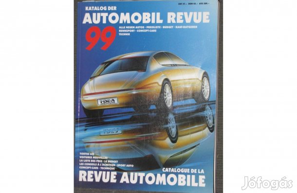 Automobil Revue 1999 svájci autókatalógus