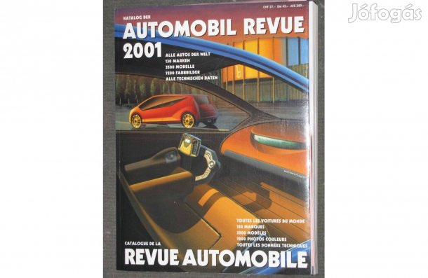 Automobil Revue 2001 svájci autókatalógus