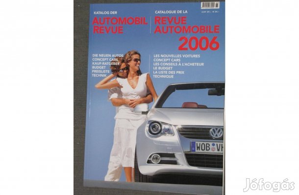 Automobil Revue 2006 svájci autókatalógus
