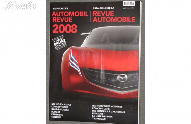 Automobil Revue 2008 sváji autókatalógus