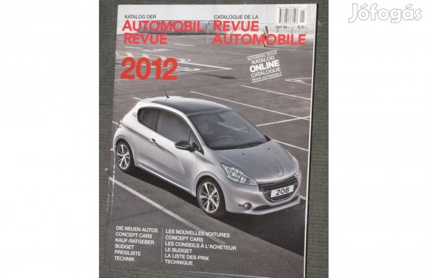 Automobil Revue 2012 svájci autókatalógus