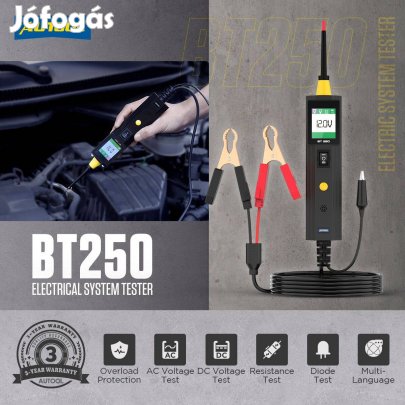 Autool BT250 Professzionális áramkör-tesztelő / Car Circuit Tester