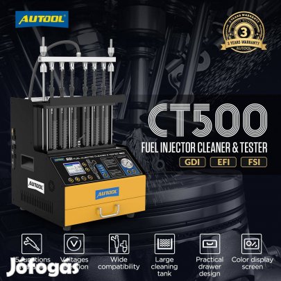 Autool CT500 Injektor Tisztító és Teszter / Injector Cleaner & Tester