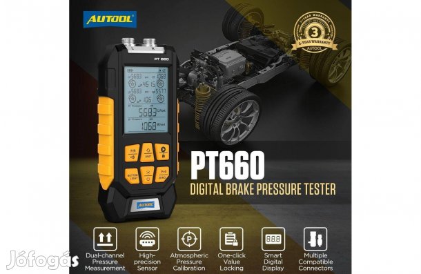 Autool PT660 Professzionális kétcsatornás féknyomásmérő