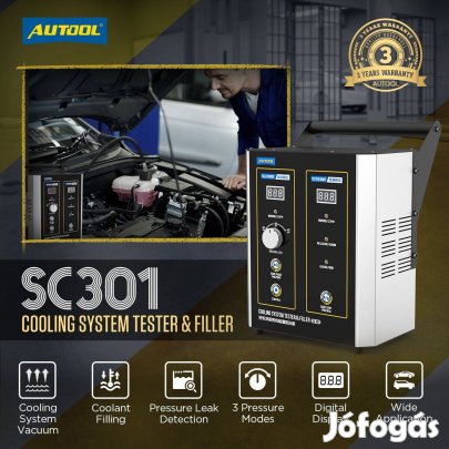 Autool SC301 Hűtőfolyadék Feltöltő Szivárgásvizsgáló / Coolant Filler