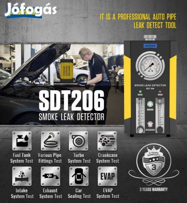 Autool SDT206 Szivárgáskereső Füstgenerátor / Smoke Machine For Leaks