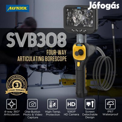 Autool Svb308 360° forgatható Profi Endoszkóp Kamera / Endoscop Camera
