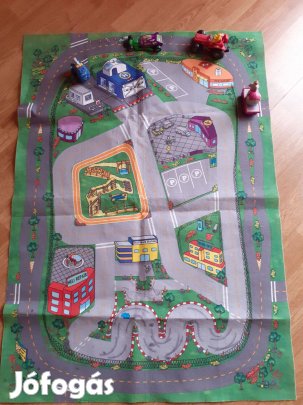 Autópálya alap lap filcből kb 70x110cm