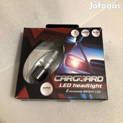 Autós 1 pár H1 4000 lm extra fehér LED fényszóró izzó trafóval